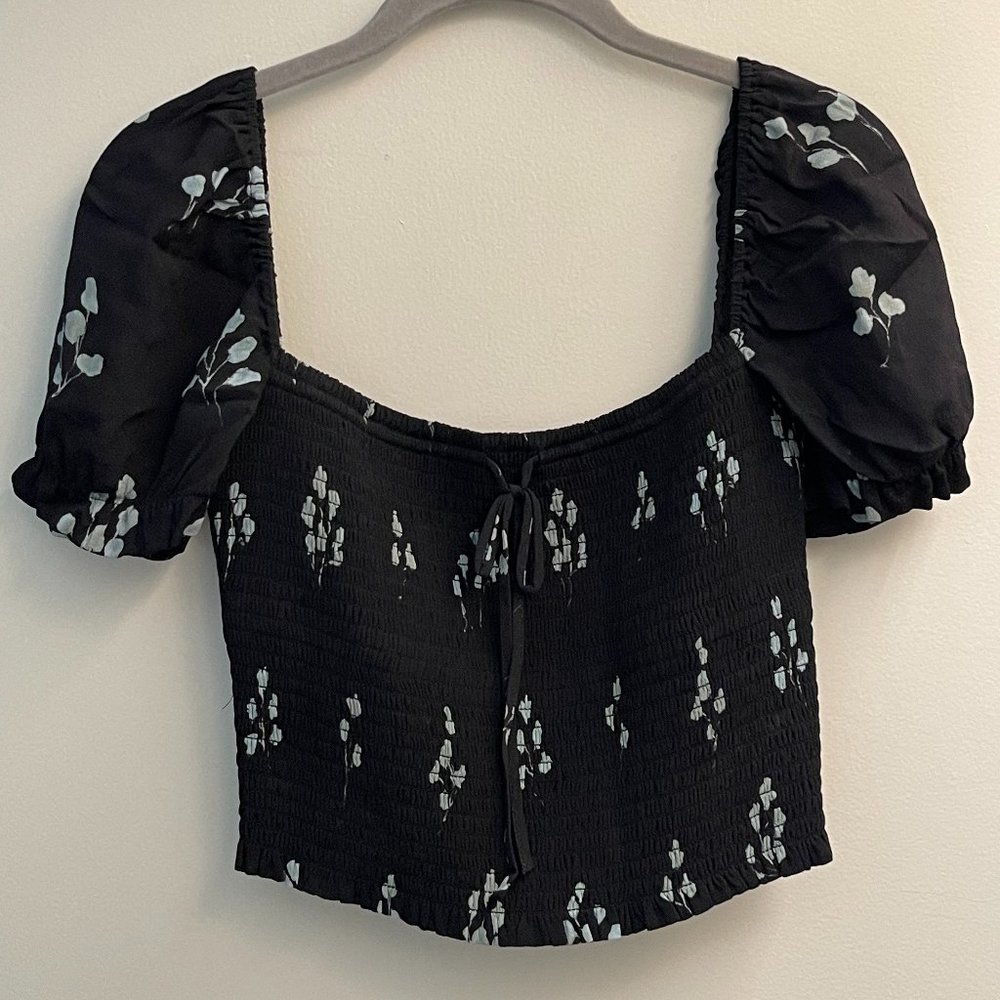 Aritzia Top, Wilfred Floral short sleeve